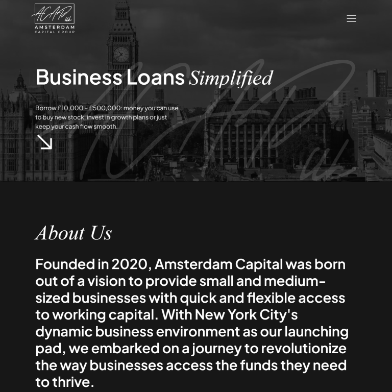 Amsterdam Capital website