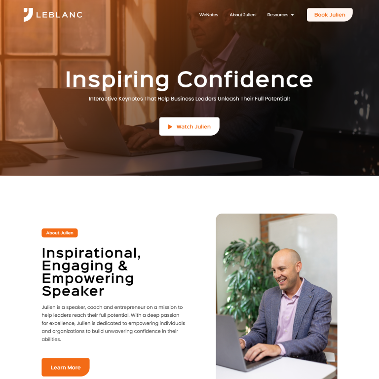 Julien LeBlanc website