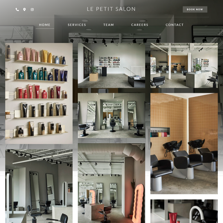 Le Petit Salon website